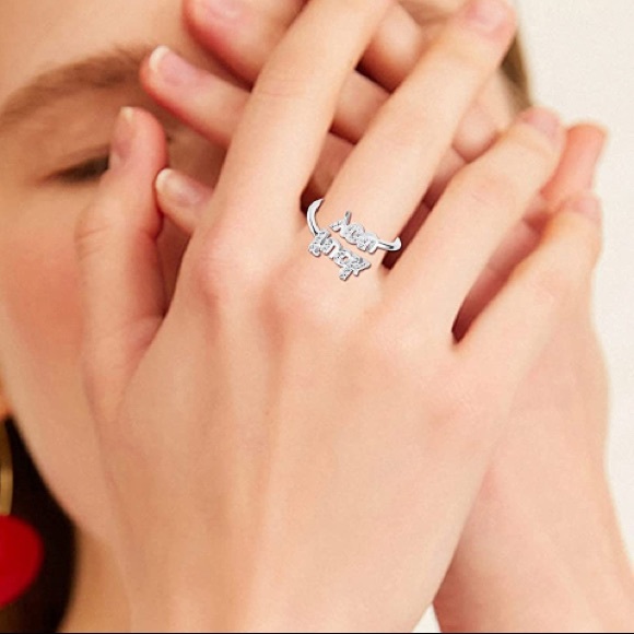 Gold or Silver Adjustable Statement Ring - Picture 2 of 7